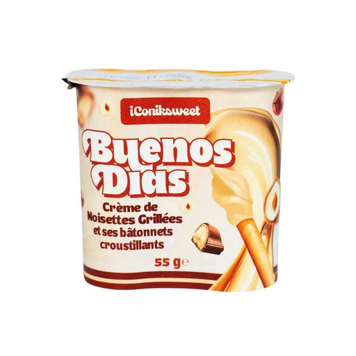 [SS001437] Buenos Dias Hazelnut Cream with Crispy Sticks 55 g