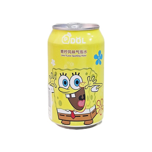 [SS001660] QDOL Spongebob Squarepants Lime Flavor Soda 330 ml