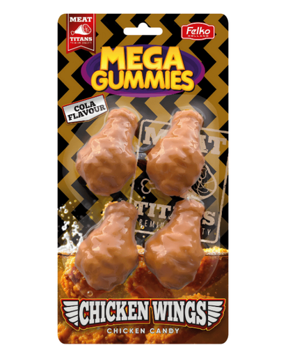 [SS001776] Mega Gummies Chicken Wings 120 gr