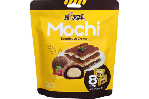 [SS001799] Royal Family Mochi Tiramisu & Creme 120 g