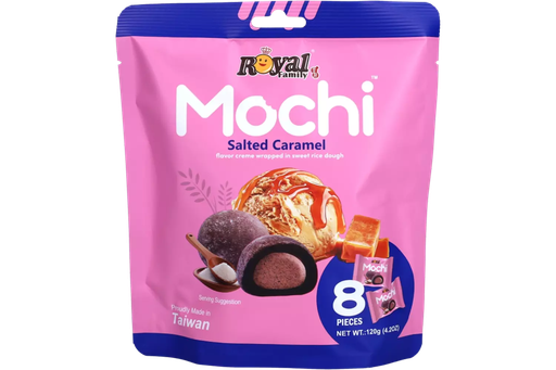 [SS001804] Royal Family - Mochi Salted Caramel 12x120g Royal Family - Mochi Salted Caramel 12x120g Royal Family - Mochi Salted Caramel 12x120 g