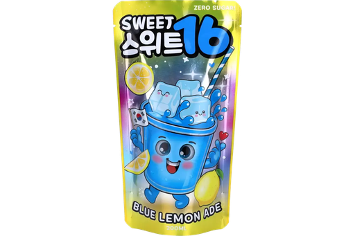 [SS001811] Sweet16 - Blue Lemon Ade Zero Sugar 200 ml