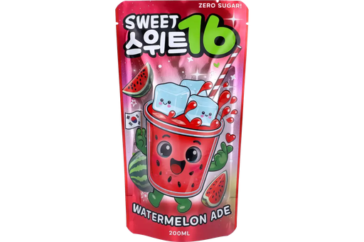[SS001813] Sweet16 - Watermelon Ade Zero Sugar 200 ml