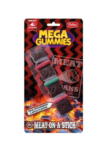 [SS001821] Mega Gummies Meat-on-a-Stick 120 g