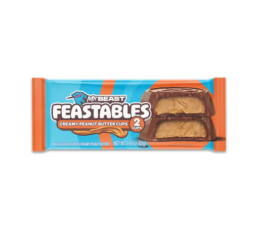 [SS001835] Mr Beast Feastables Creamy Peanut Butter Cups 40 g