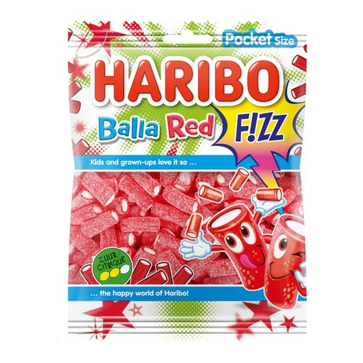 [SS001840] Haribo Balla Red Fizz - 28 x 70 g