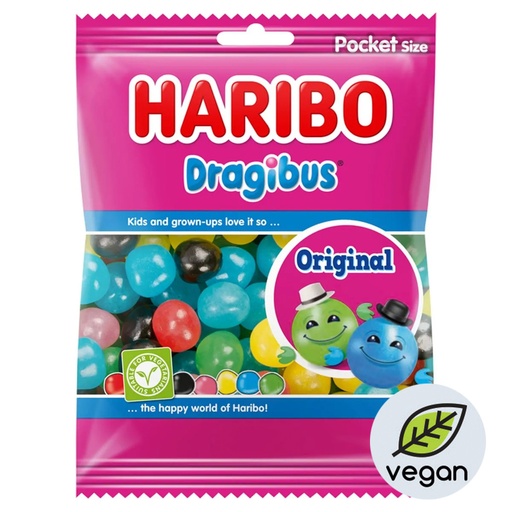 [SS001842] Haribo Dragibus Pocket Vegan 80 g