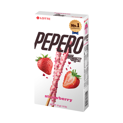 [SS001879] Pepero Strawberry Flavor Sticks 32 g