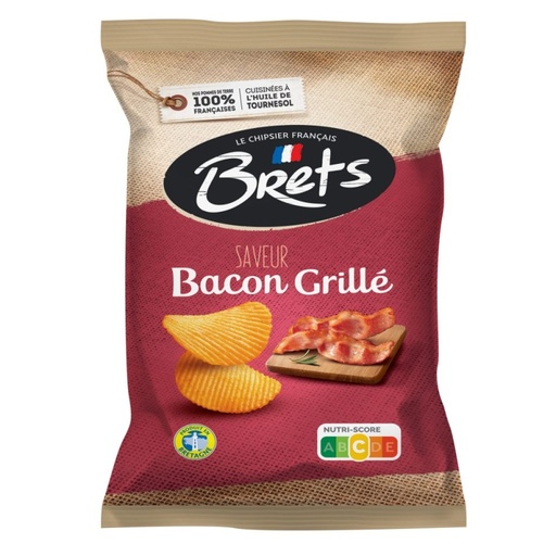 [SS001997] Bret's ondulées Bacon Grillé 125 g