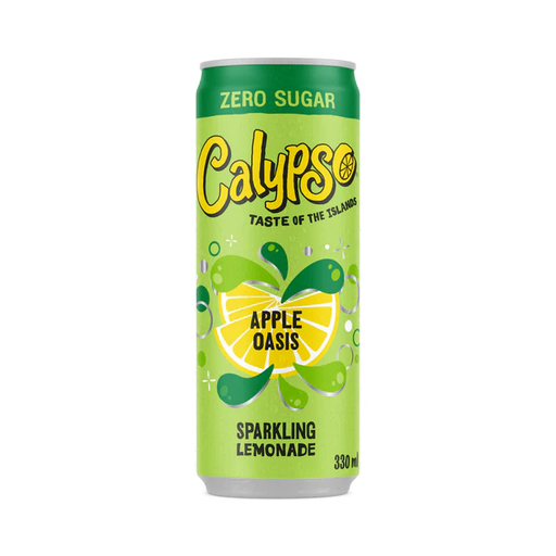 [SS002144] Calypso Sparkling Lemonade Apple Oasis Zero Sugar 330ml