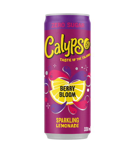 [SS002145] Calypso Sparkling Lemonade Berry Bloom Zero Sugar 330ml